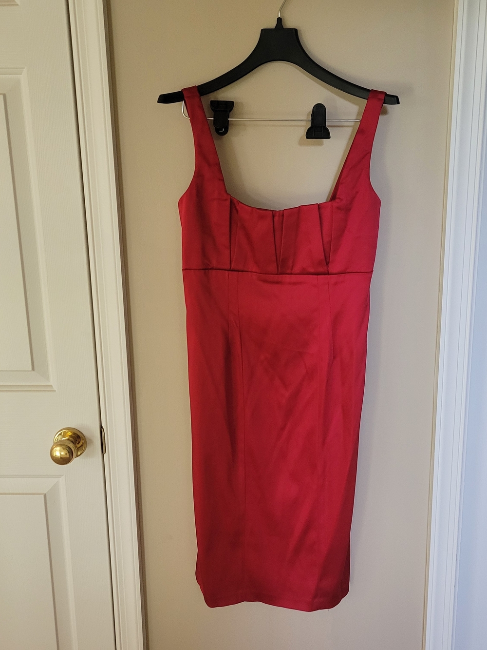 Calvin Klein Red Sheath Dress